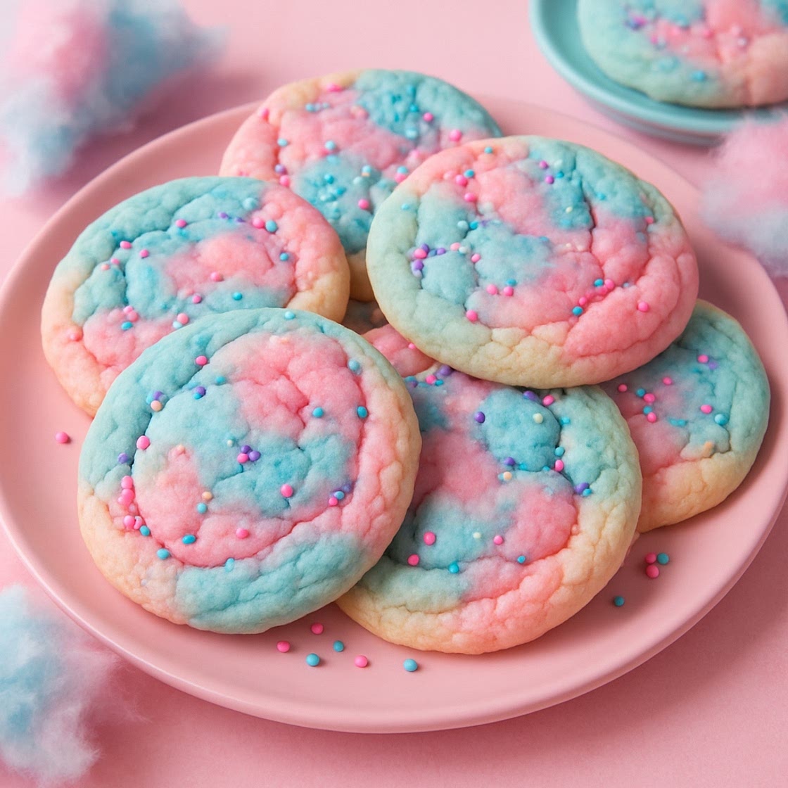 Cotton Candy Cookies
