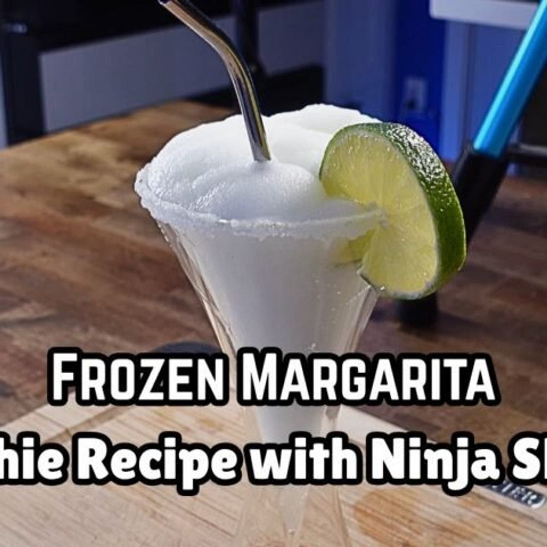 Frozen Margarita Slushie Recipe with Ninja Slushi