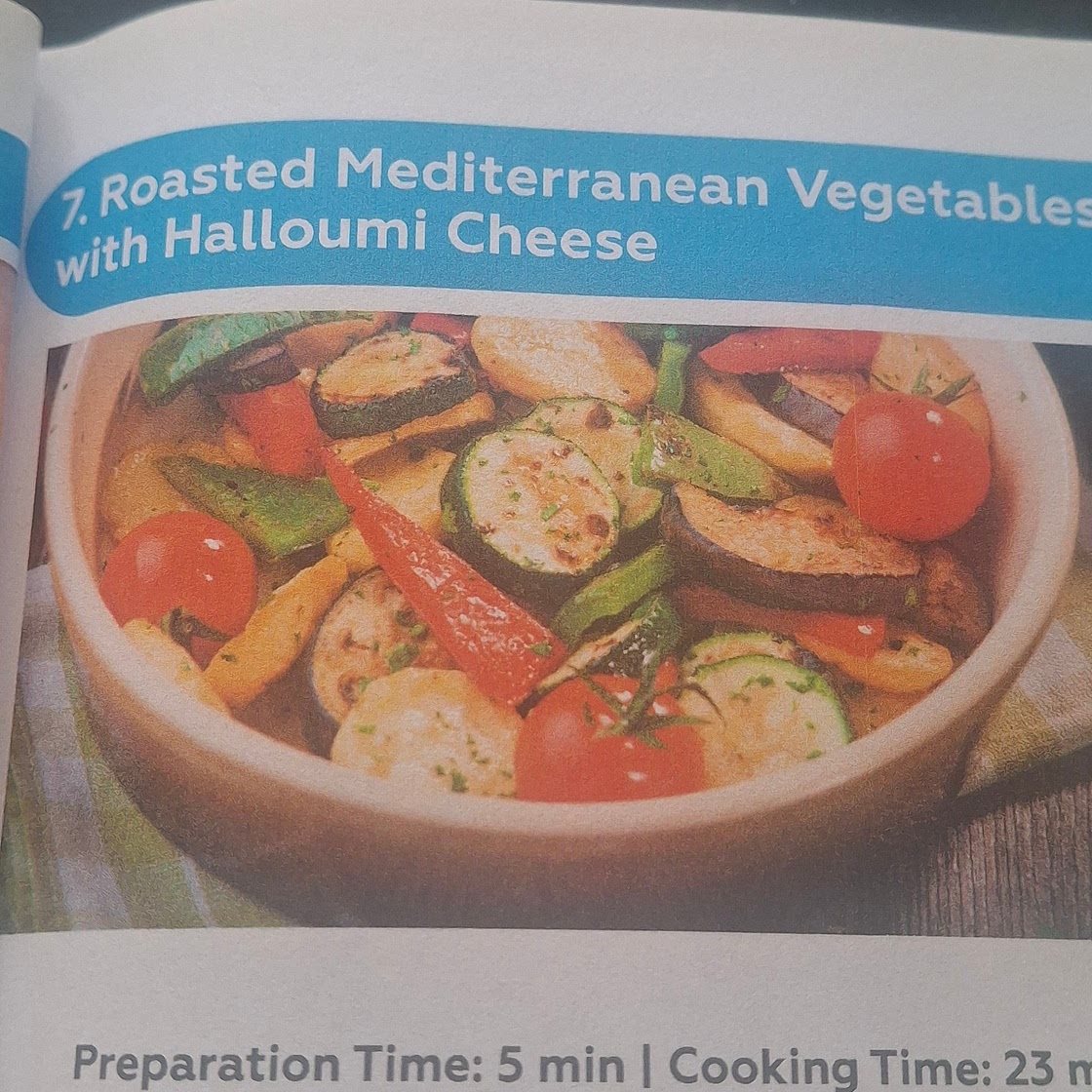 Roasted Mediterranean Vegetables with Halloumi