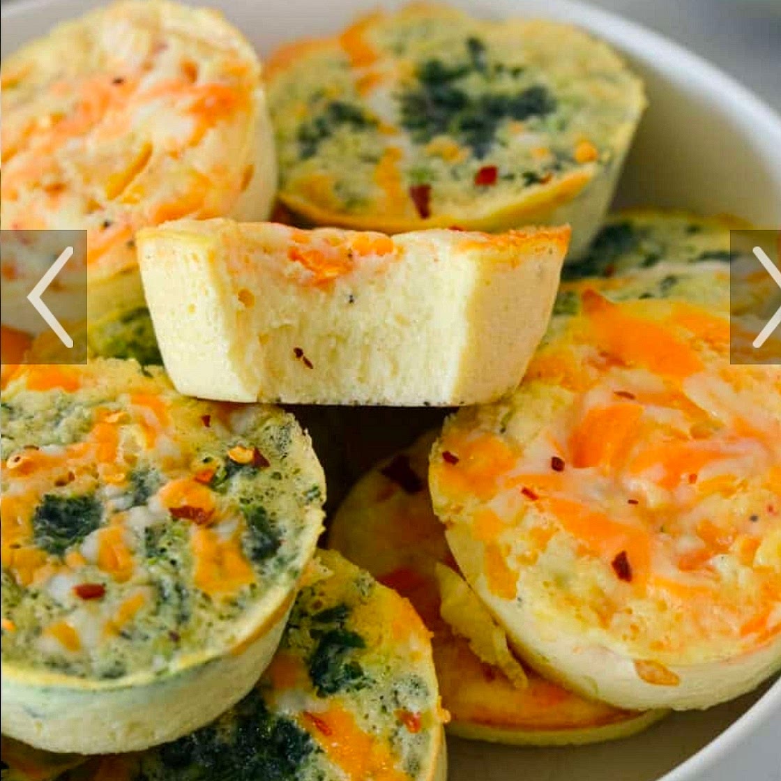 Egg bites - high protein low fat
