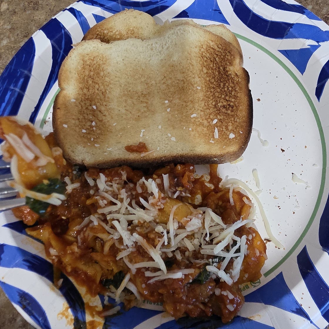 Italian Sausage Tortellini Skillet