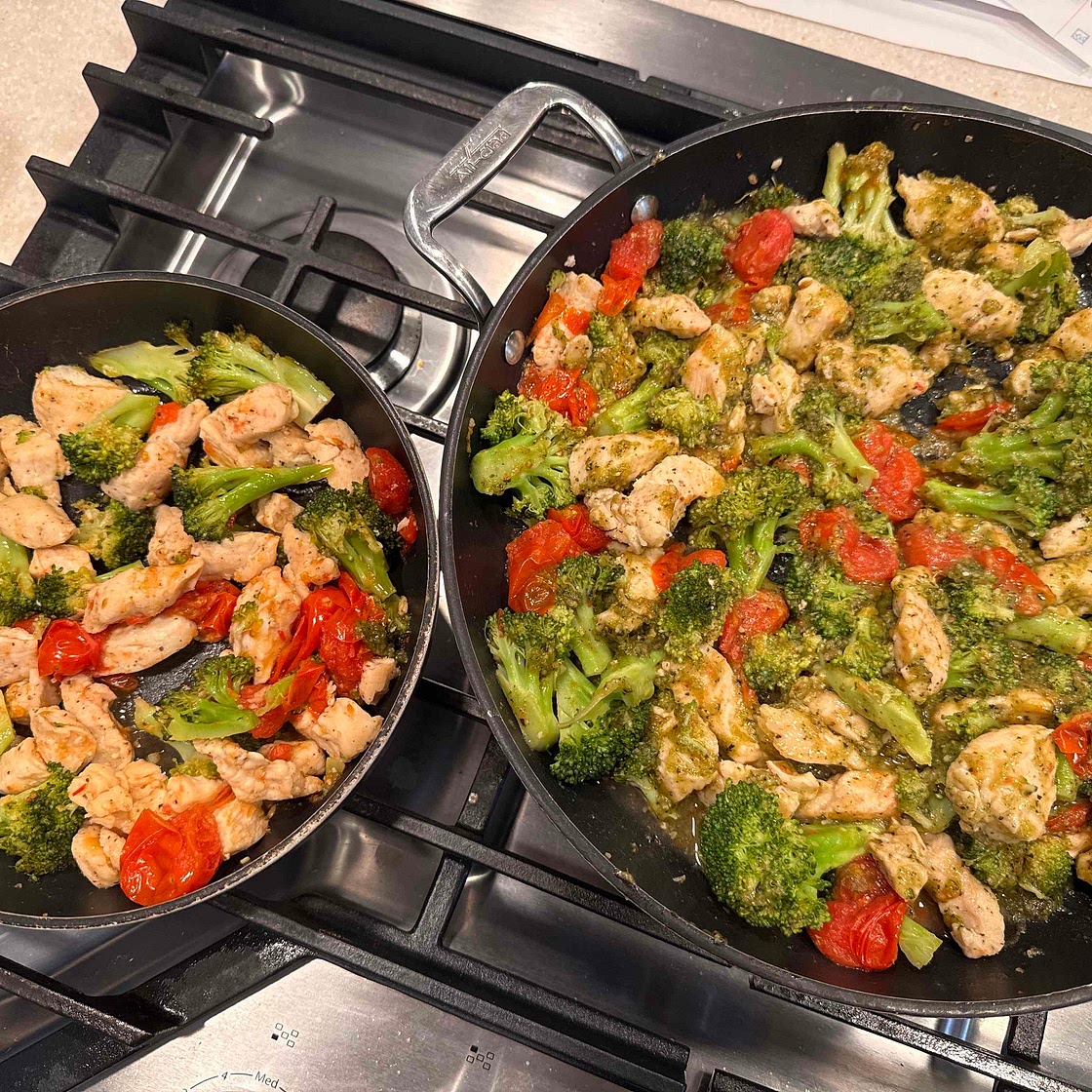 20-Minute Pesto Chicken & Broccoli [Keto, Low-carb, Sugar-free, Gluten-Free] - Chef Michael