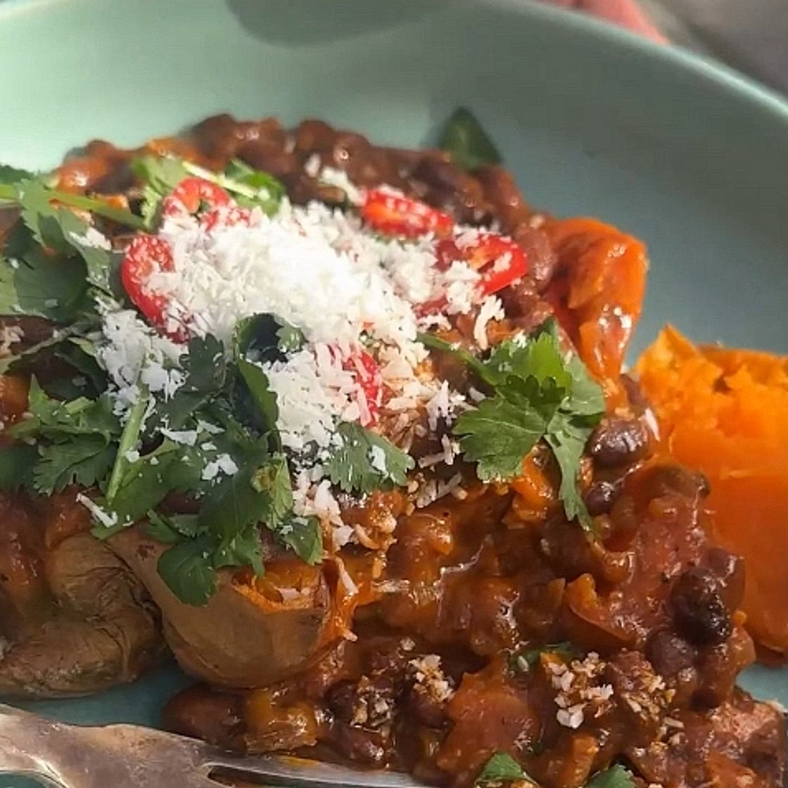 Coconut Black Beans 