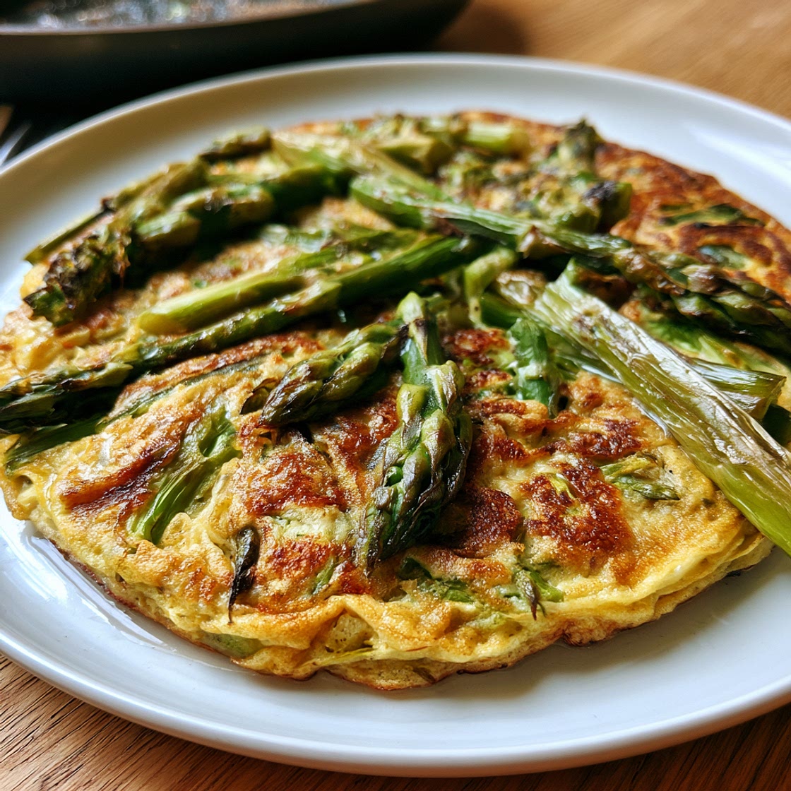 Chicken and Asparagus Crepes