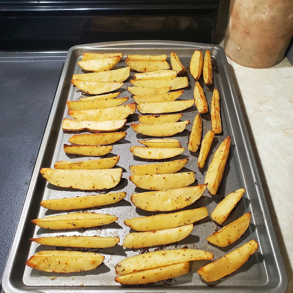 Baked Garlic Parmesan Potato Wedges