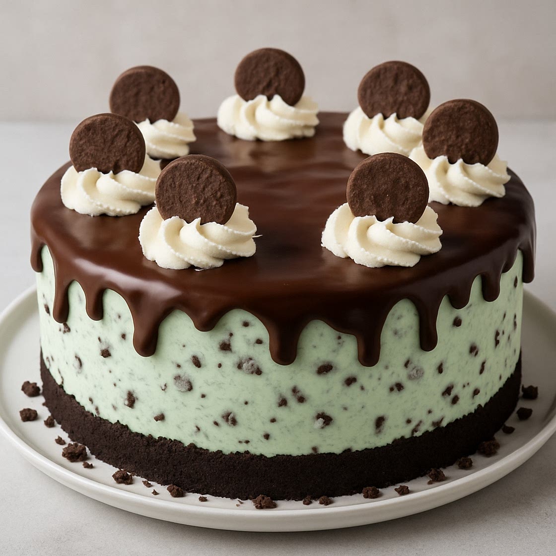 Michael Scott’s Mint Chocolate Chip Ice Cream Cake