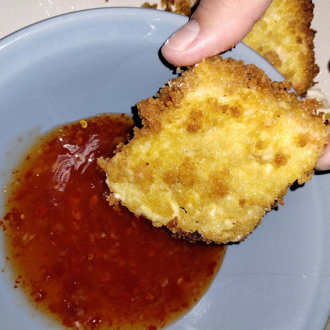 Crab Rangoon Mozzarella Sticks