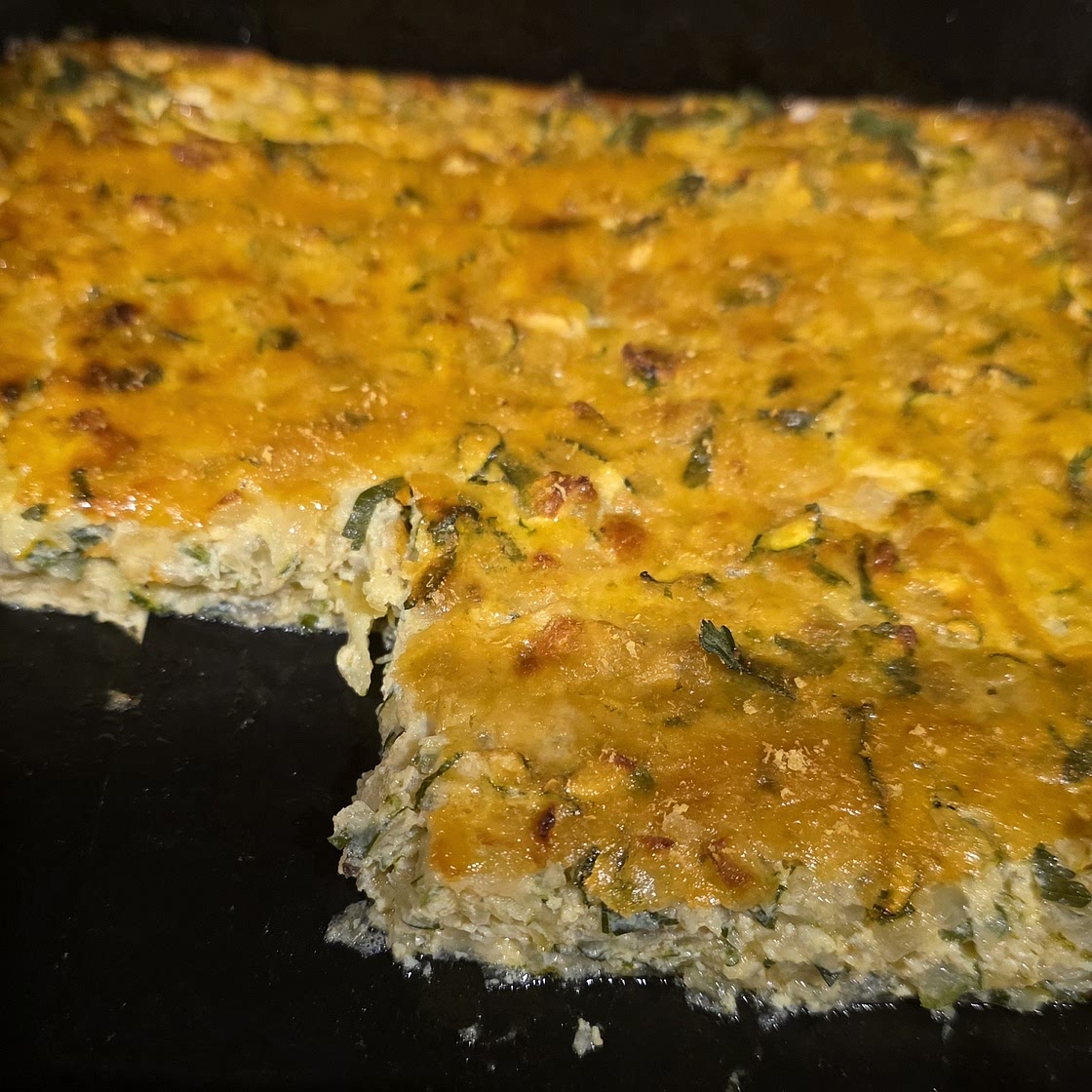 Healthy Greek zucchini pie