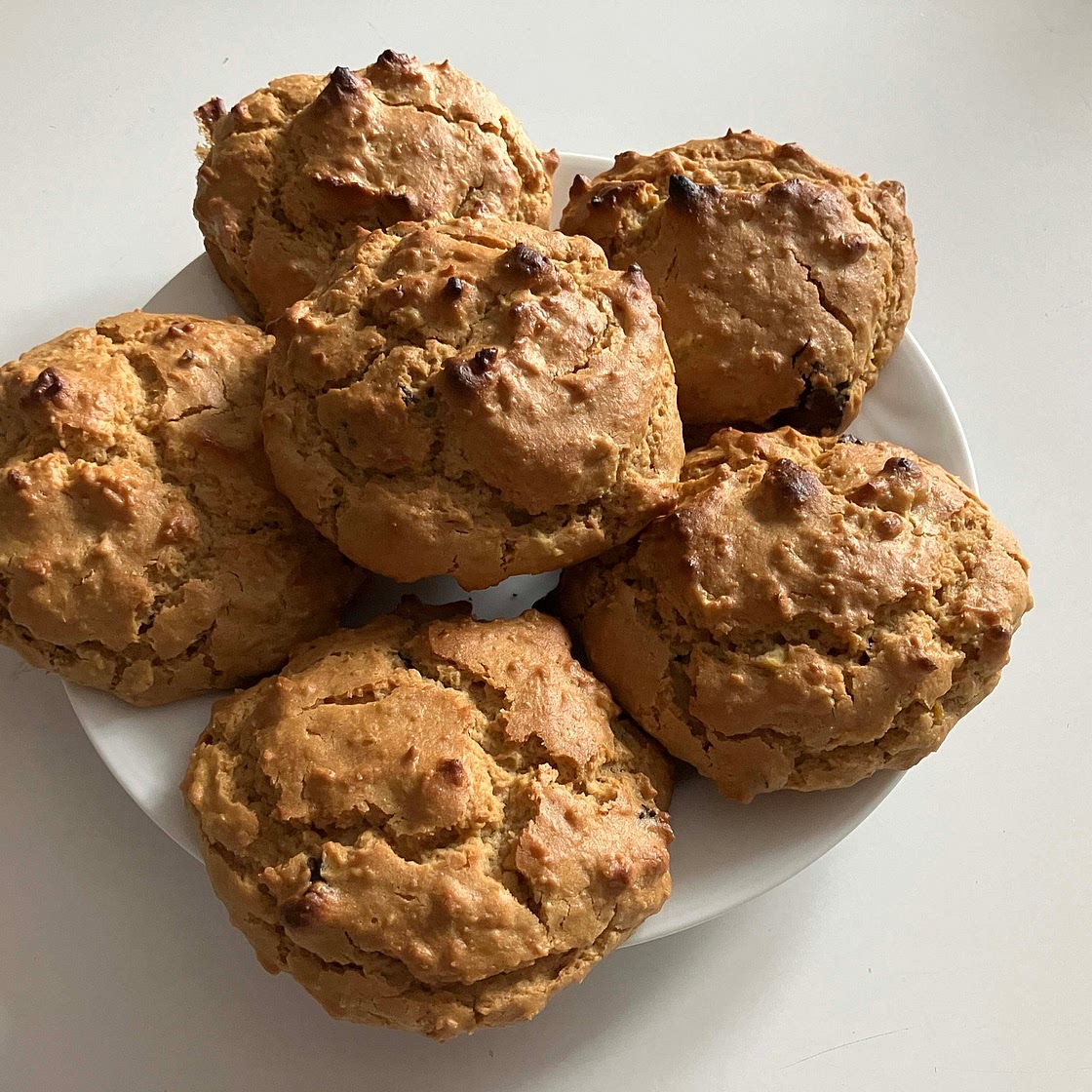 Chickpea peanut butter cookies