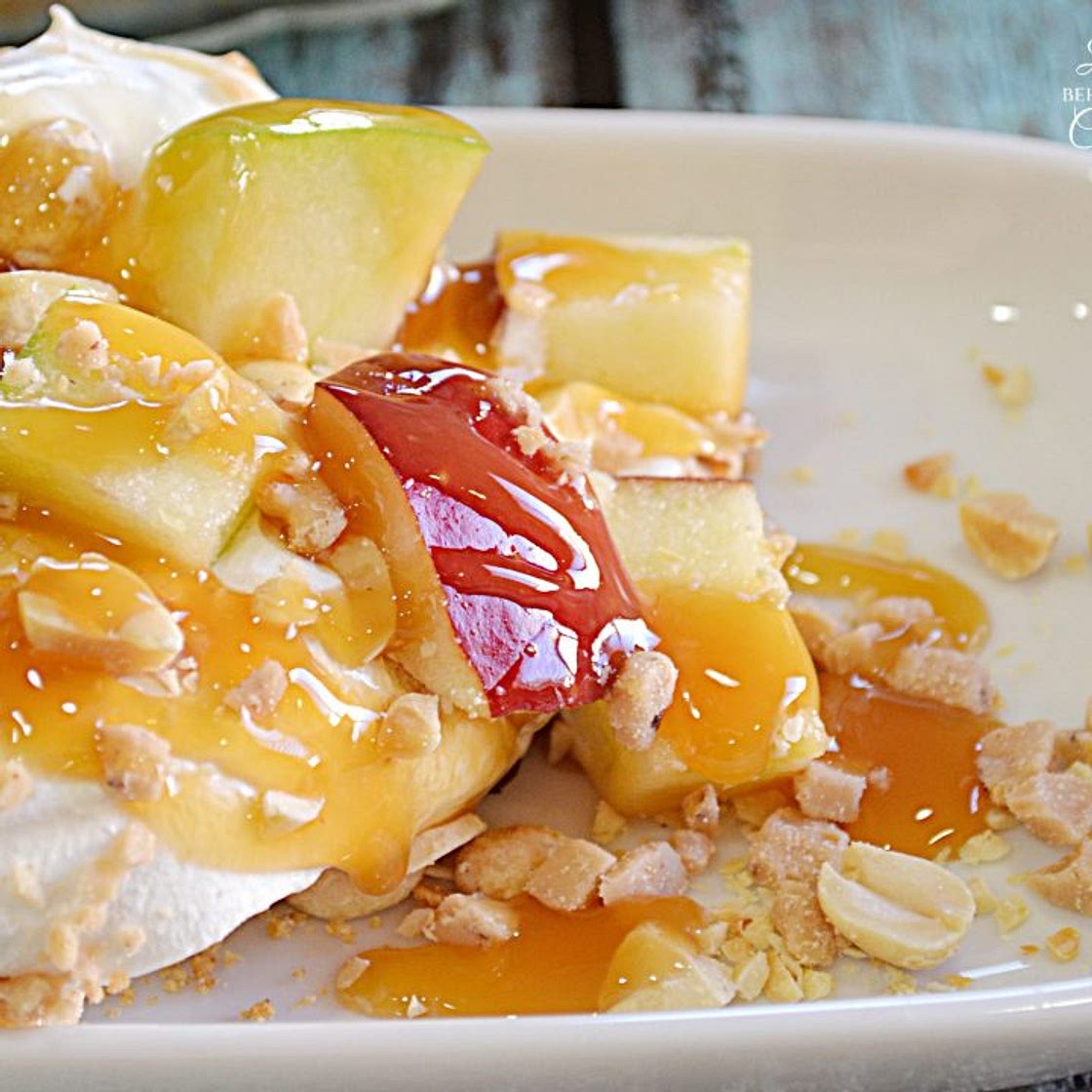 Caramel Apple Pudding No-Bake Dessert