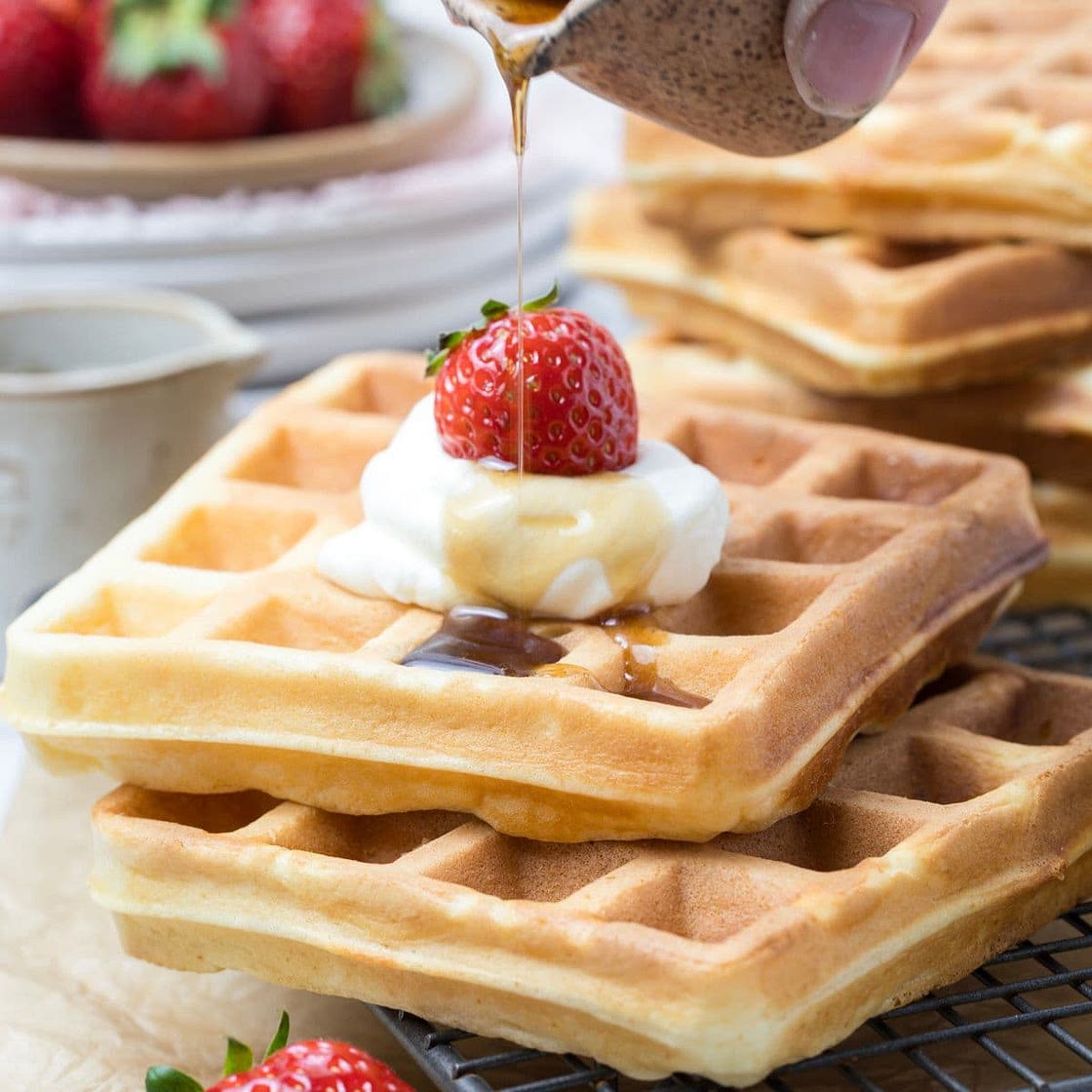 Sourdough Discard Waffles Recipe