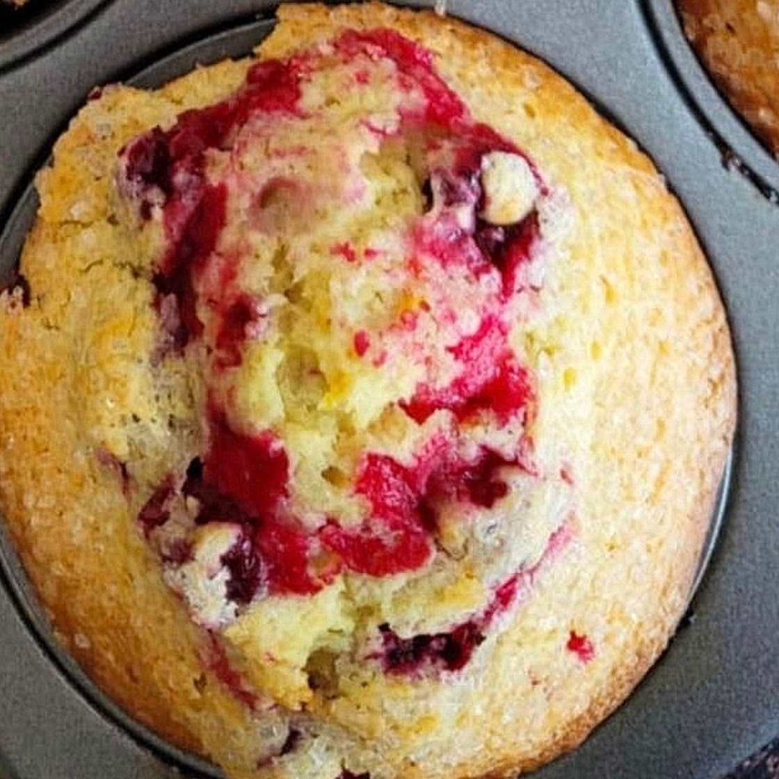 High Protein Cranberry Orange Muffins
