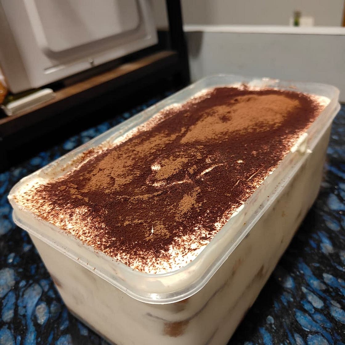 Artisanal Homemade mascarpone & cardamom rusk Turamisu