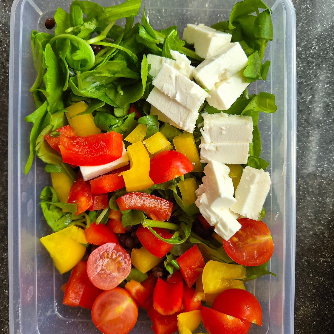 Puy Lentil and Feta Cheese Salad