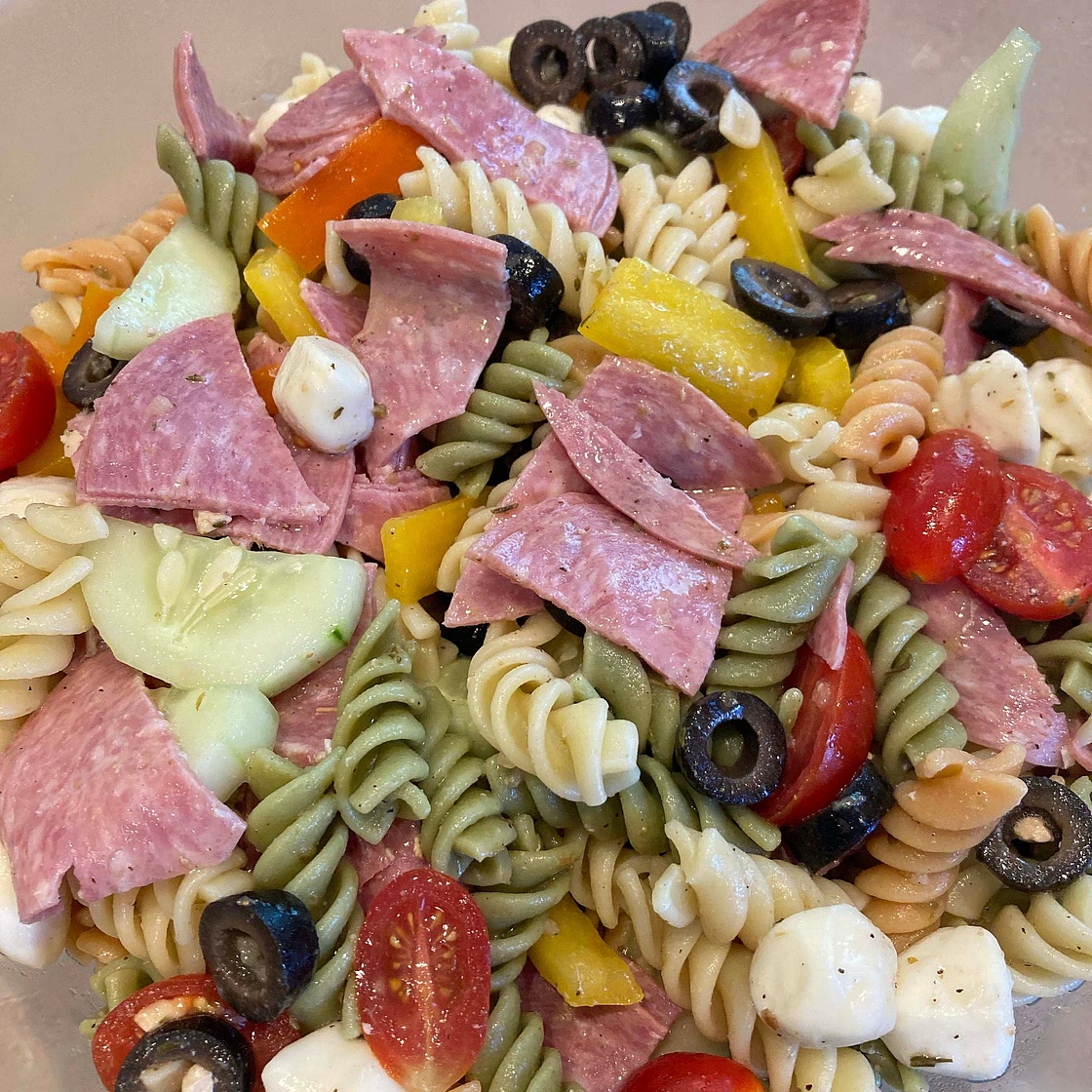 Greektalian Pasta Salad