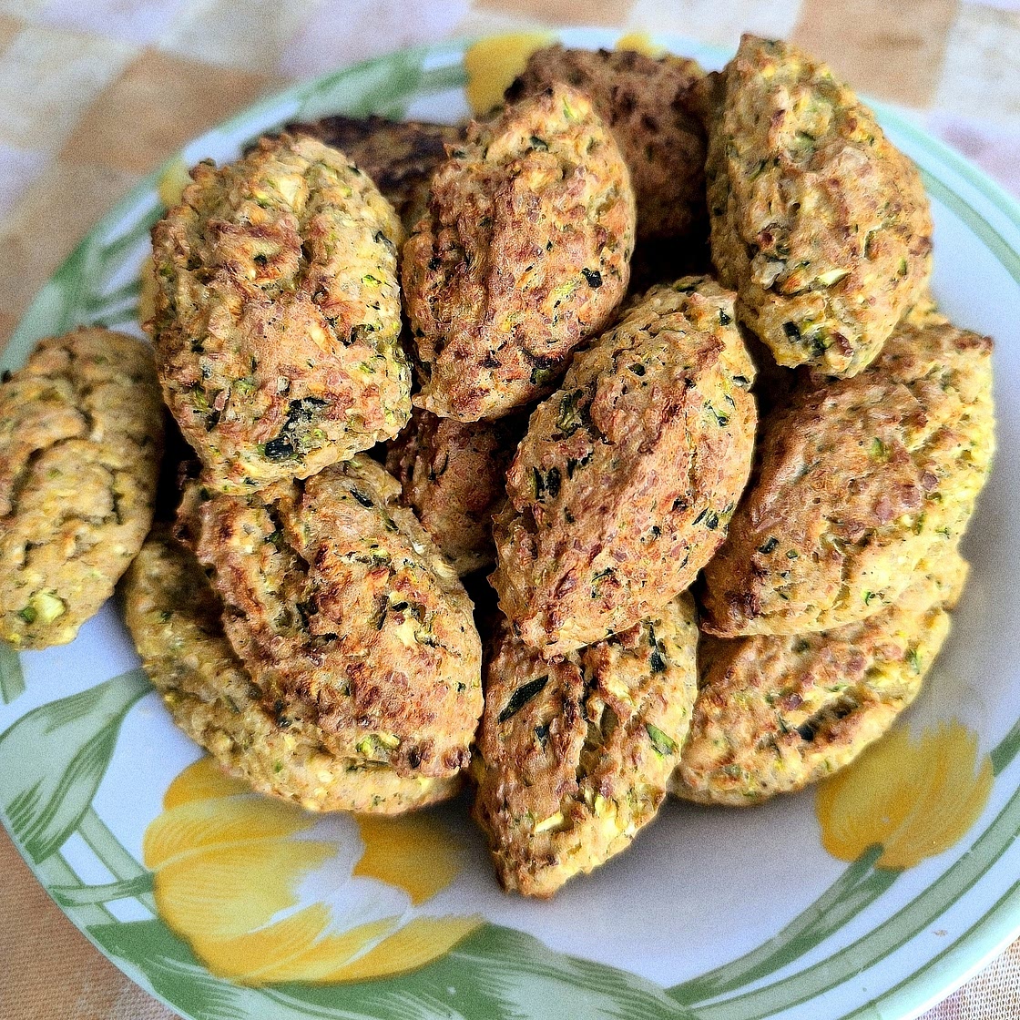 Easy Baked Tofu Zucchini Bites