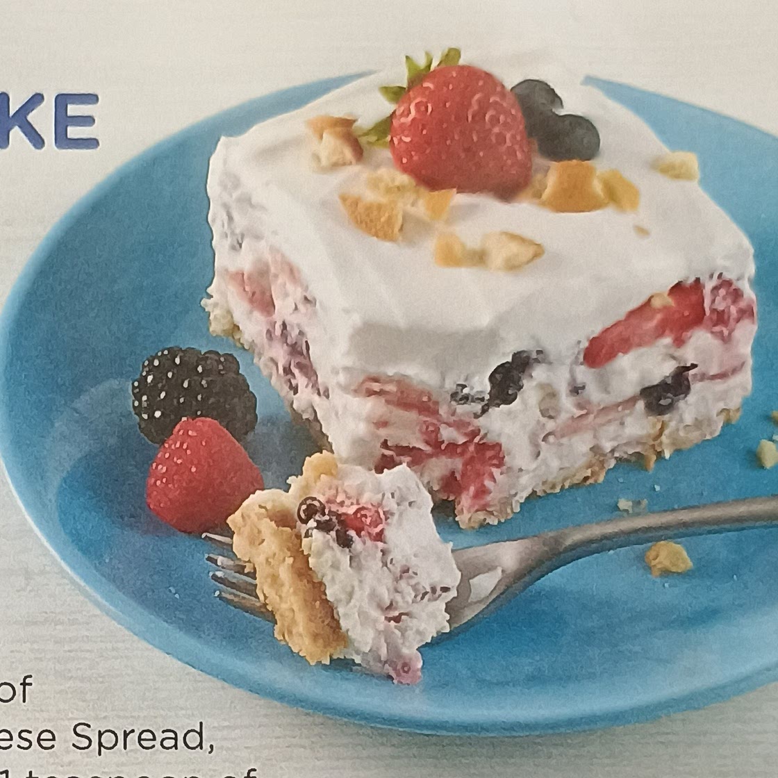 BERRY EASY WHIPPED CAKE