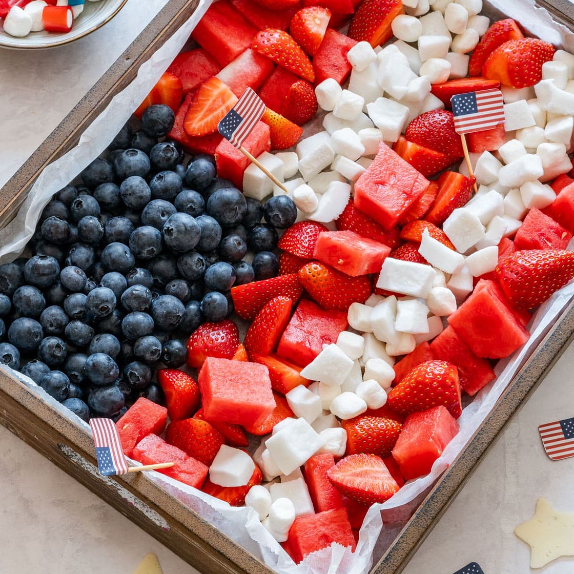 4th of July Fruit Platter