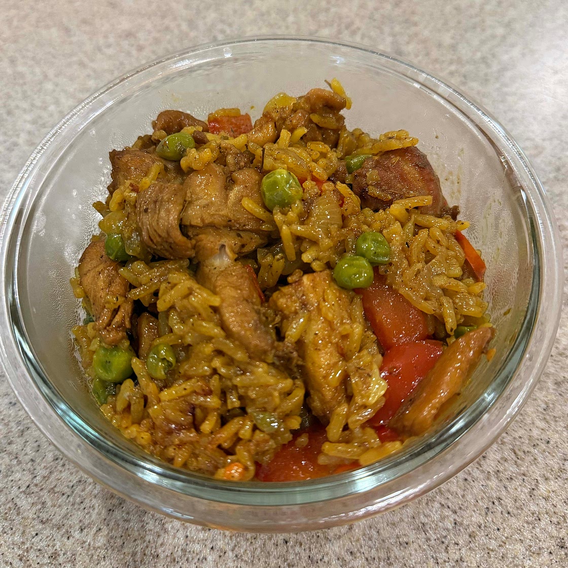 Nando's Portuguese chicken and rice - one pot recipe