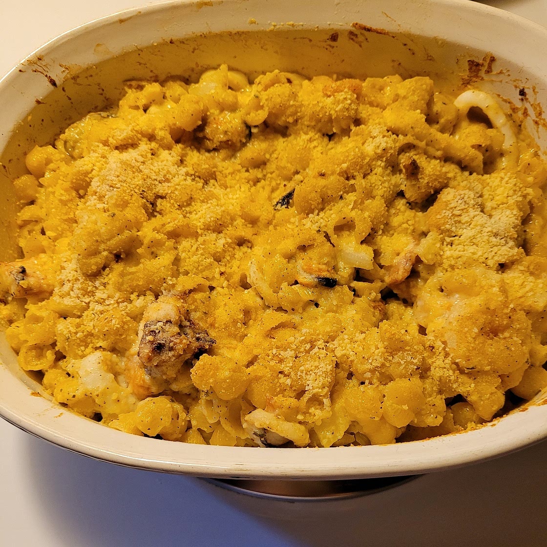 Creamy Seafood Pasta Bake