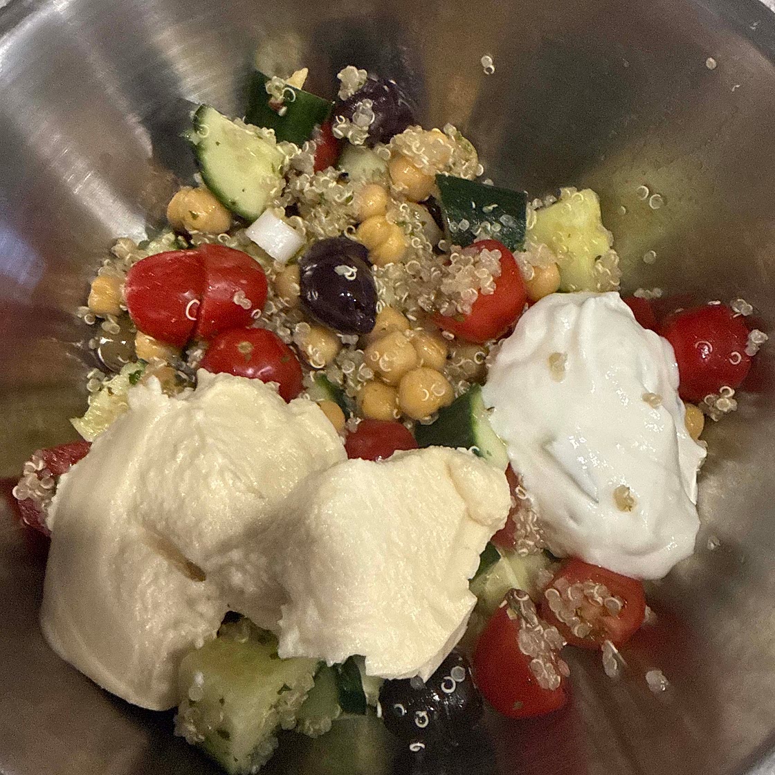 5-Minute Mediterranean Bowl – Healthy Lunch Meal Prep Recipe