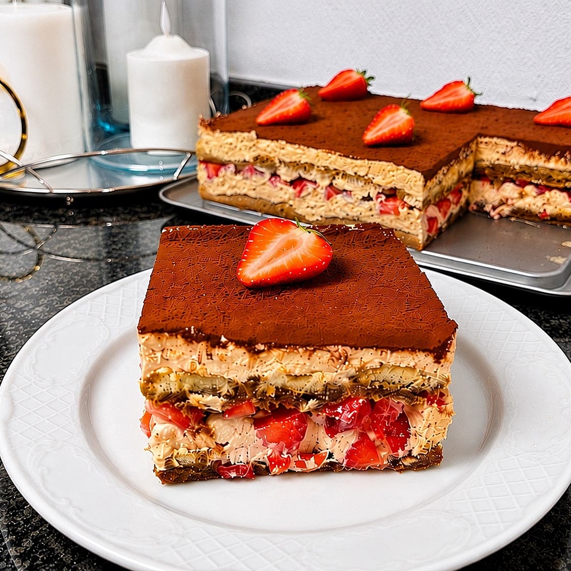 Dieses Erdbeer-Tiramisu macht süchtig! 🍓