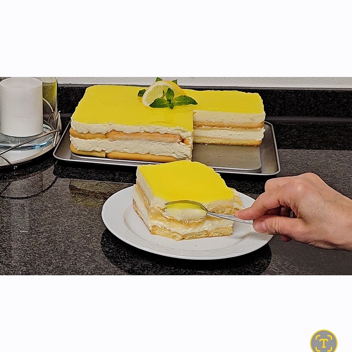 Zitronen-Tiramisu! 🍋 Das beliebteste Sommer-Dessert