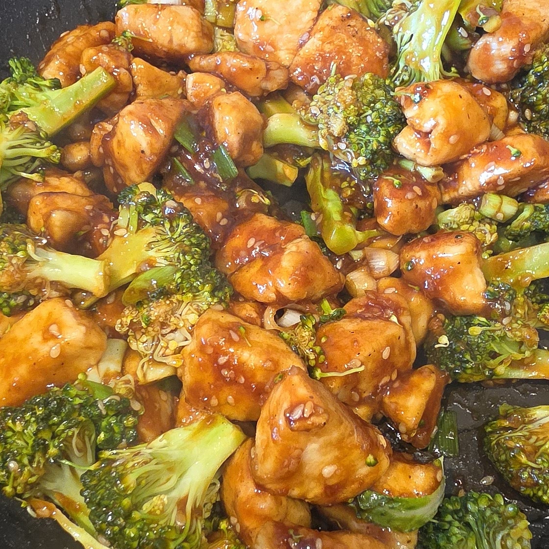 Honey Sesame Chicken and Broccoli