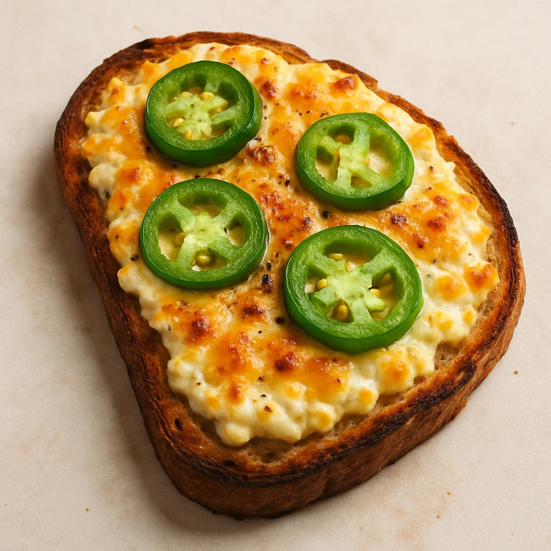 Jalapeno Popper Cottage Cheese Toast