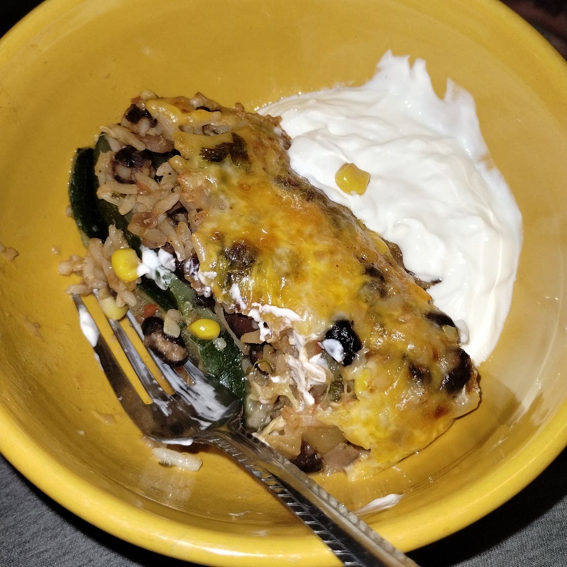 Mexican Zucchini Burrito Boats