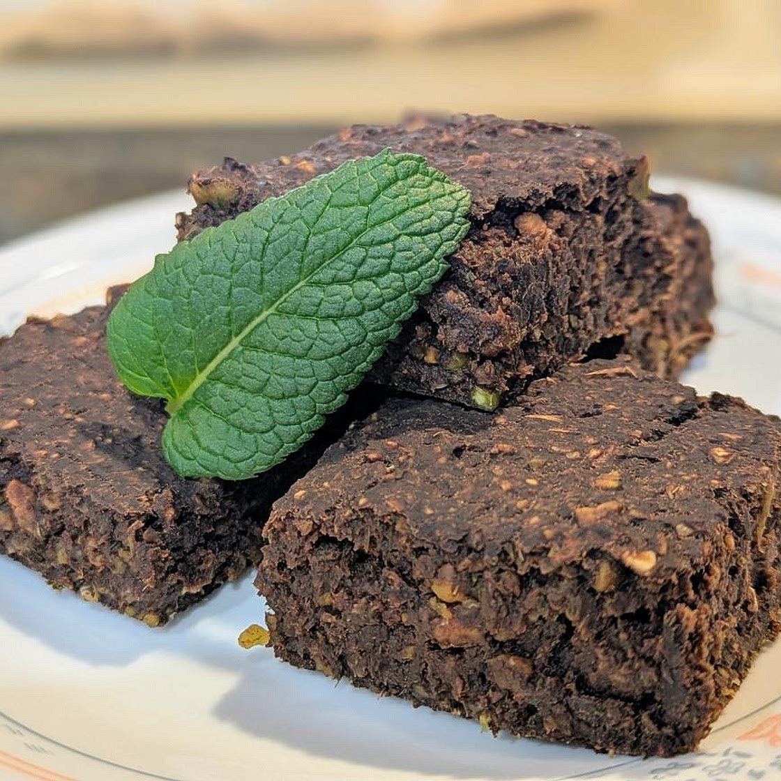 Fresh Mint Oat Bars