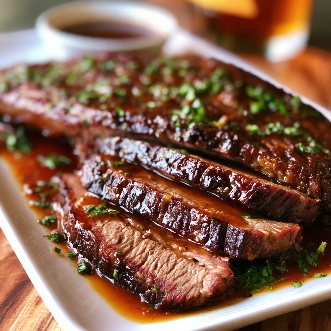 Bourbon & Honey-Glazed Brisket