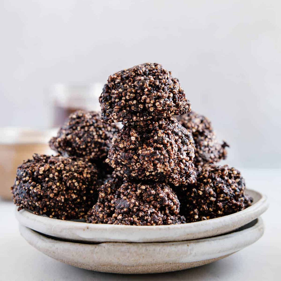 No-Bake Vegan Protein Amaranth Energy Bites (nut-free + gluten-free)
