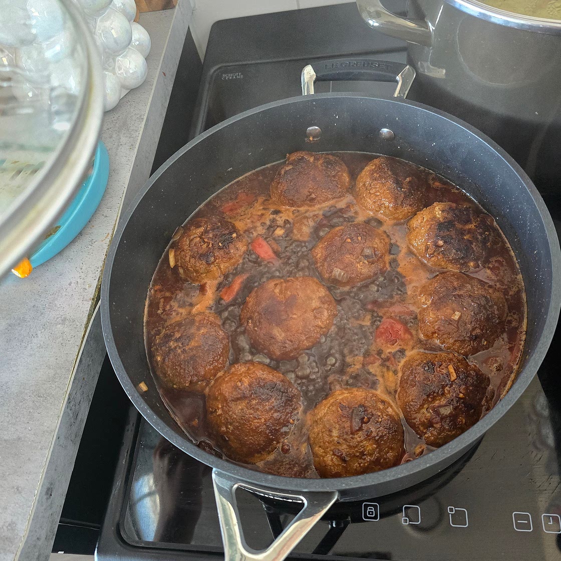 Pittige gehaktbal