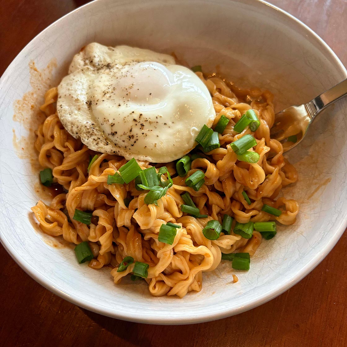 Sesame Garlic Ramen Noodles