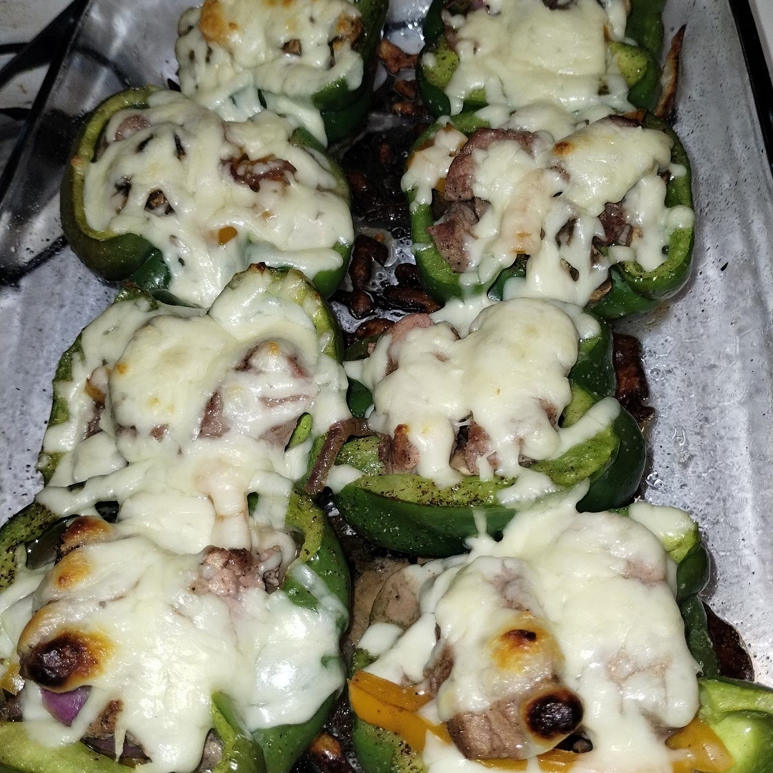 Philly Cheesesteak Stuffed Peppers