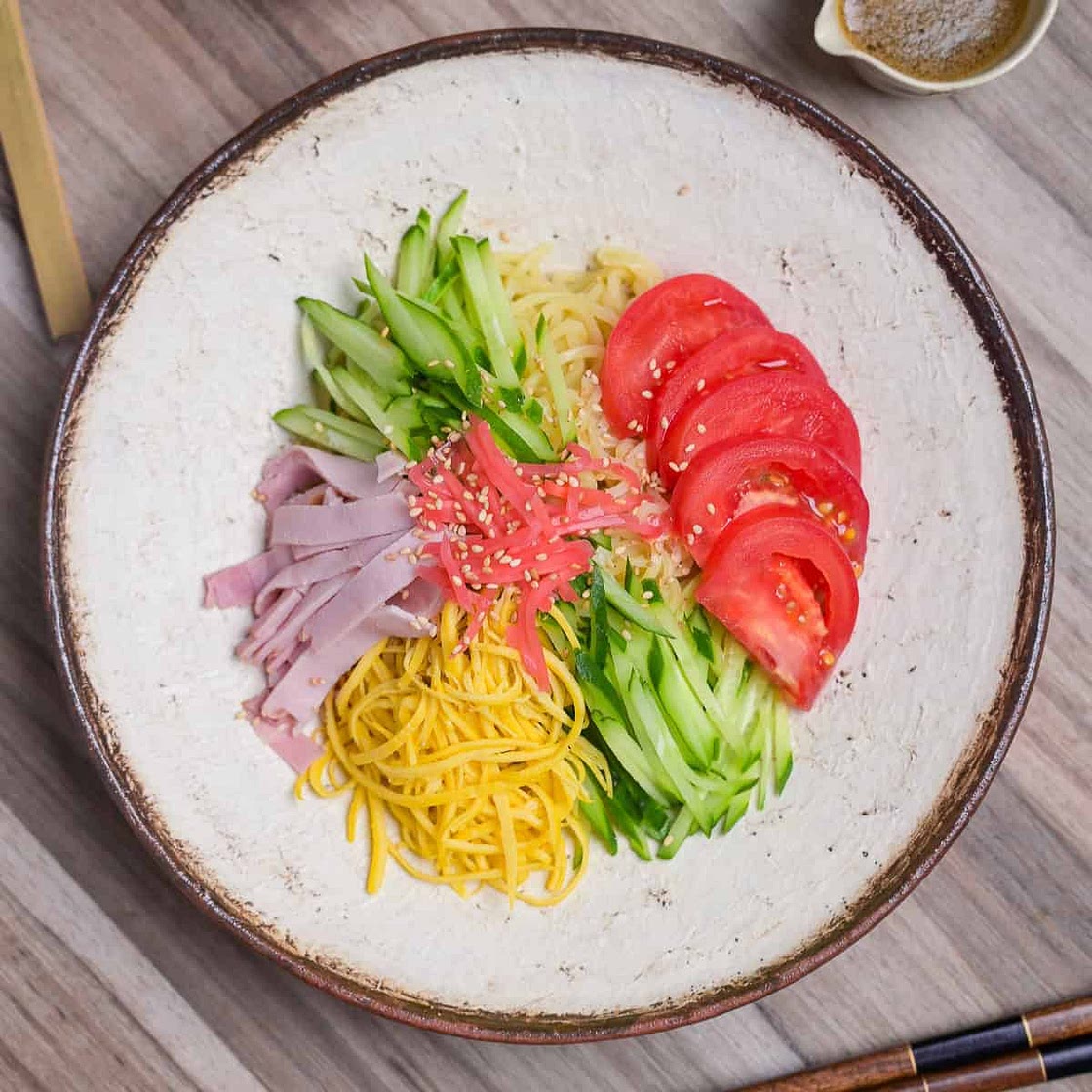 Hiyashi Chuka (Japanese Cold Noodle Salad)