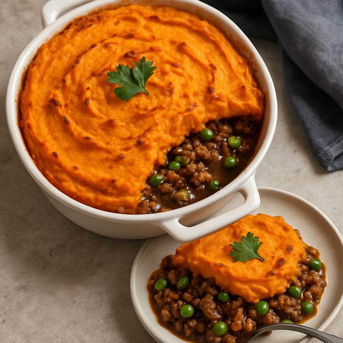Cottage Pie with Sweet Potato Mash