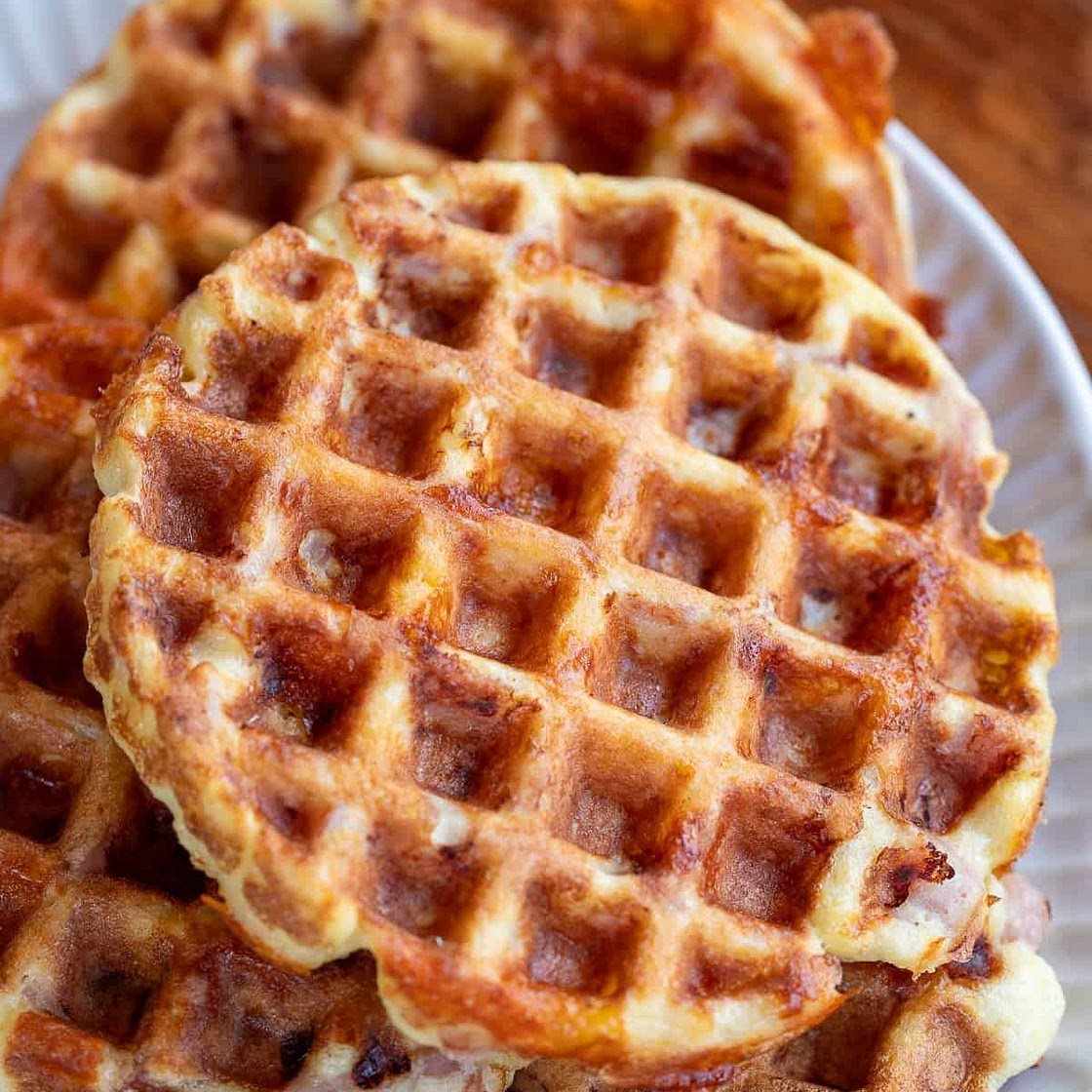 Ham and Cheese Chaffles