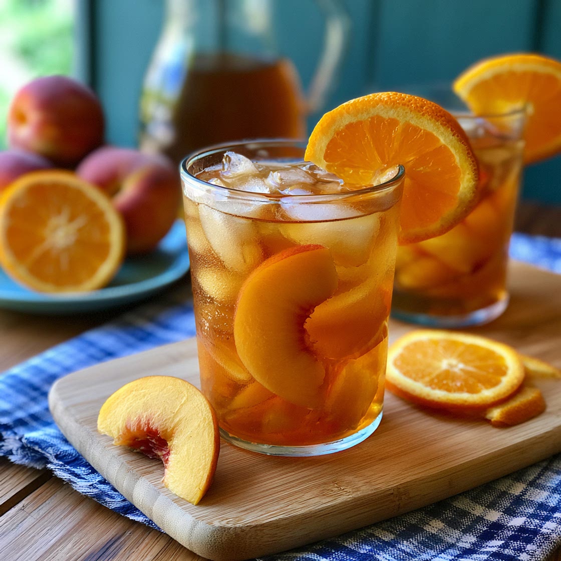 Peach Orange Iced Tea