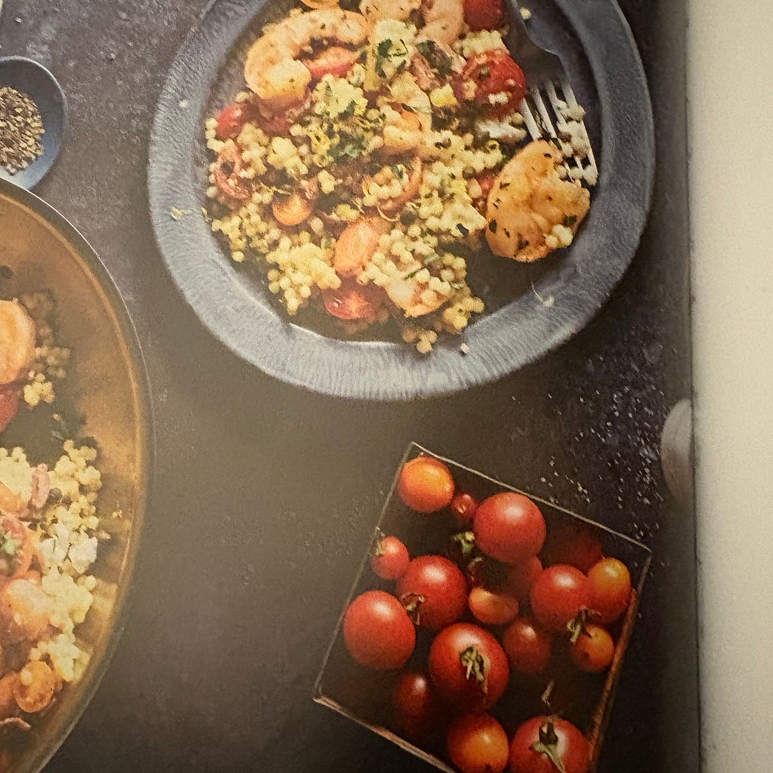 Mediterranean Shrimp and Pearl Couscous