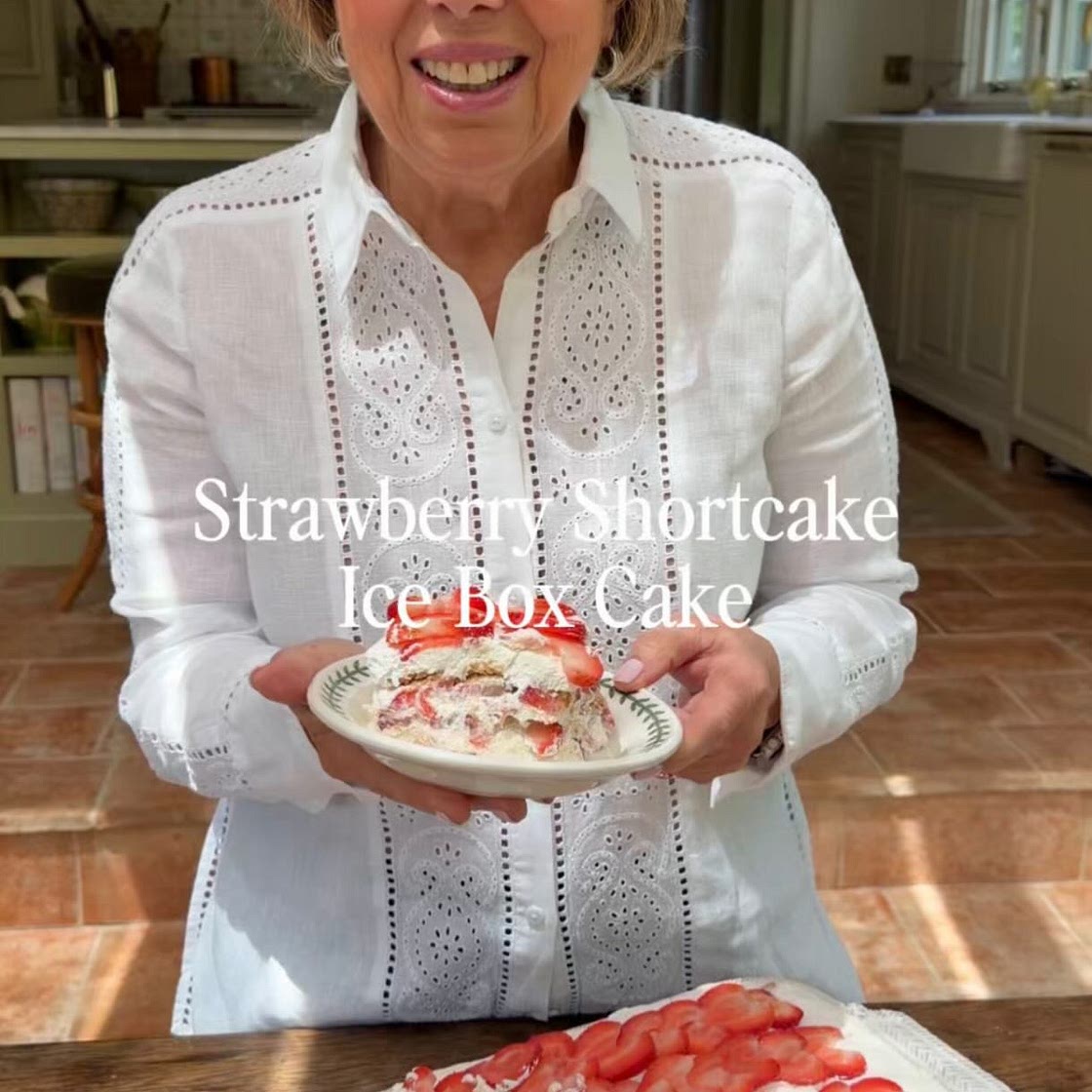 Strawberry Shortcake Icebox Cake 🍓
