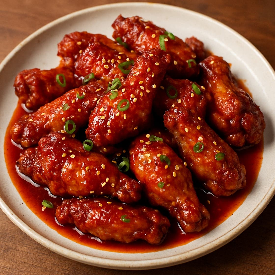 GOCHUJANG DAKNALGAE (Gochujang Chicken Wings)