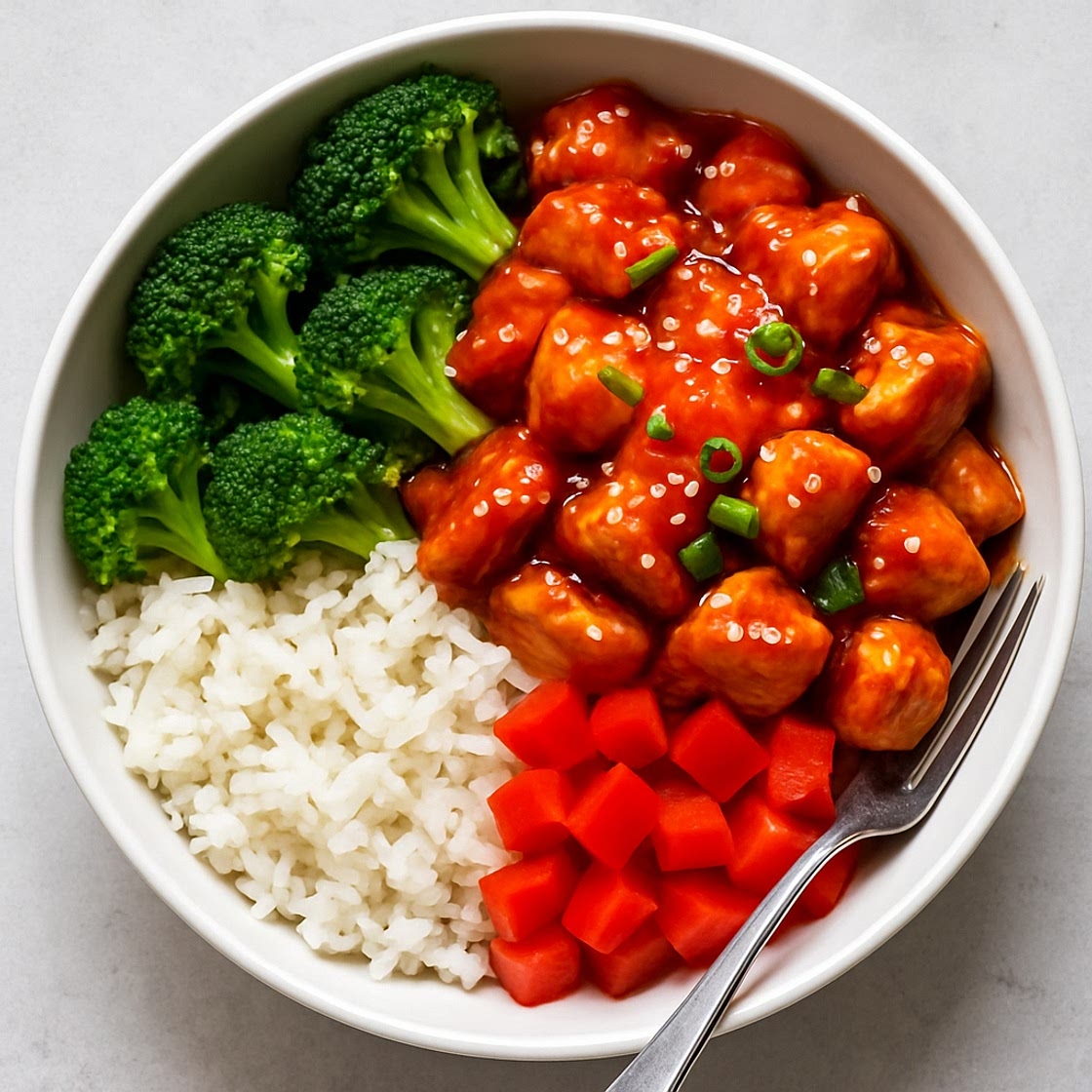 Sweet and Spicy Sriracha Chicken Bowls
