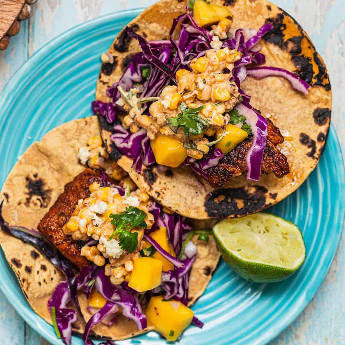Spicy Blackened Fish Tacos