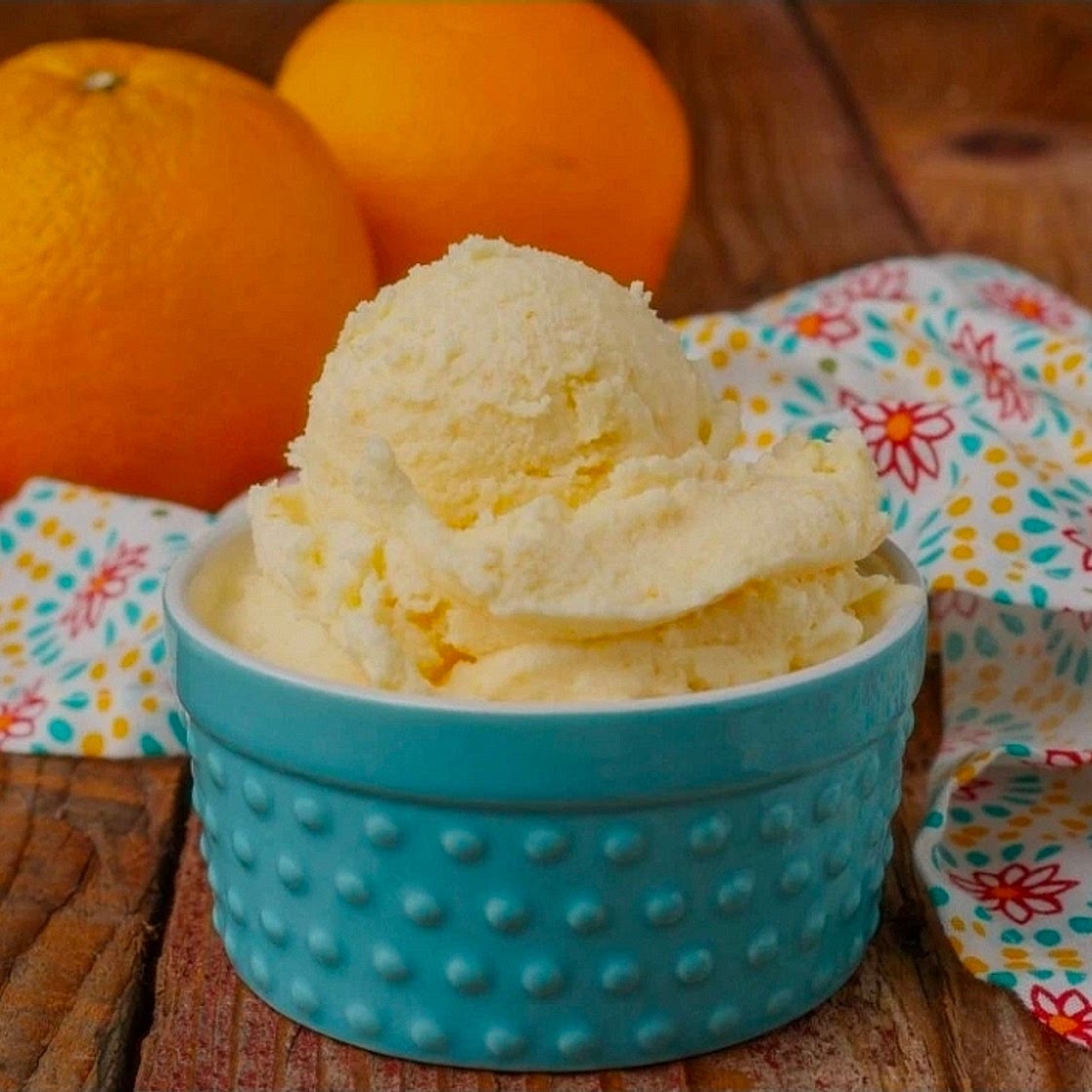 Old School Creamery Orange Sherbet