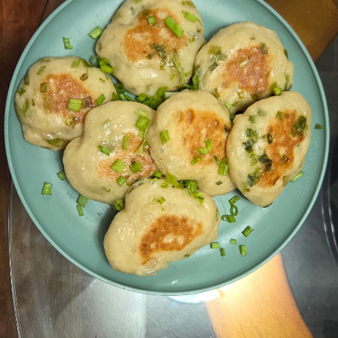 Chinese Scallion Pancakes (Extra Easy No Kneading Cong You Bing)