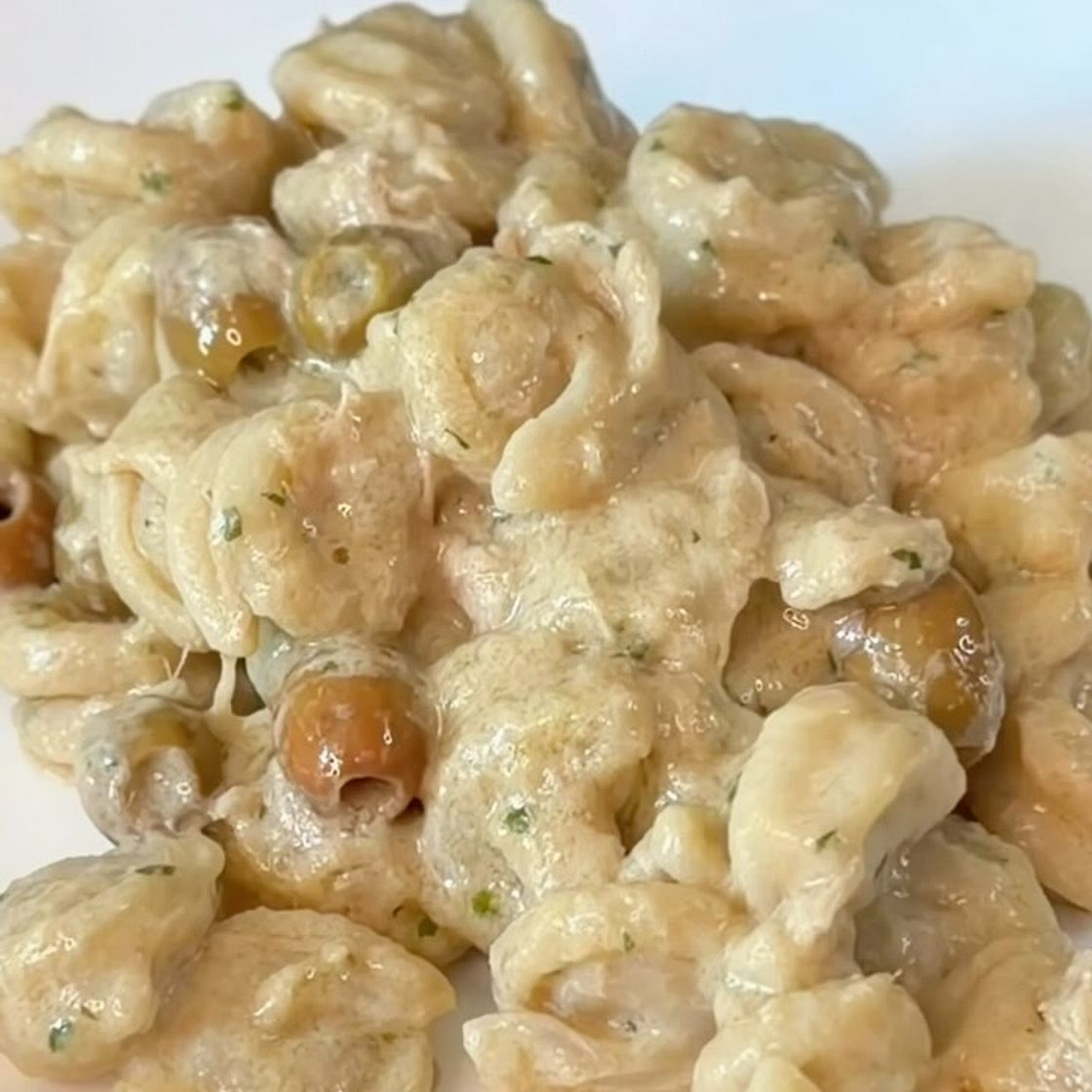 Pasta al tonno cremosa