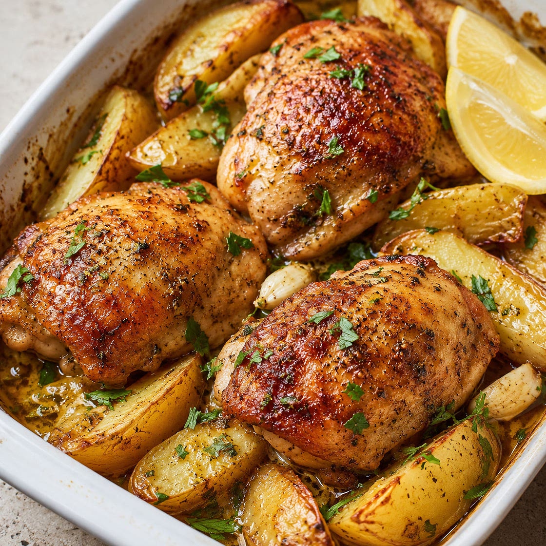 Baked Greek Lemon Chicken