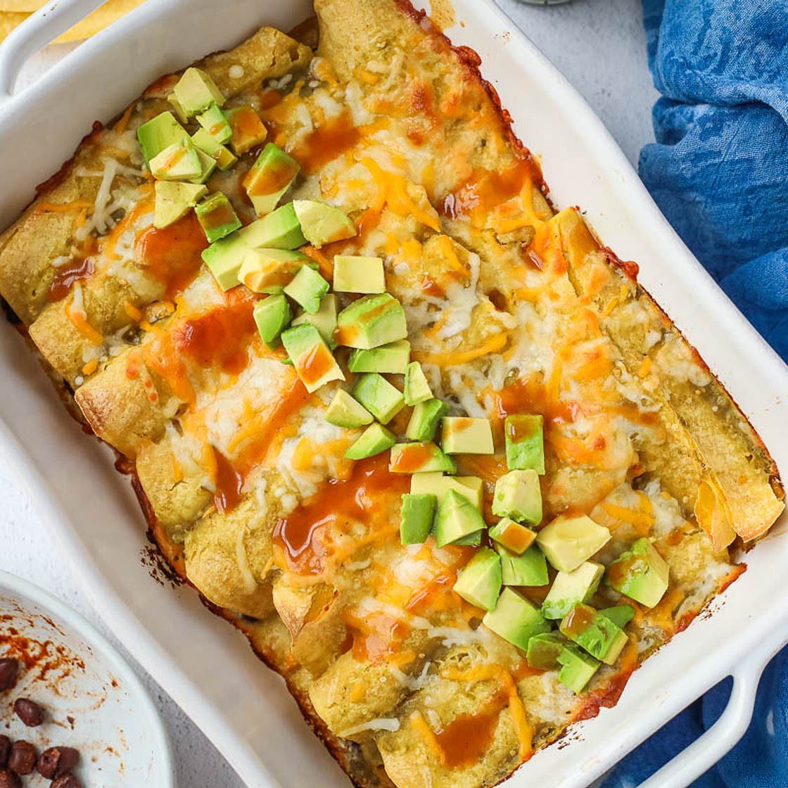 5 Ingredient Black Bean Enchiladas